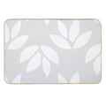 Simple Leaves Pattern  Toxin-Free Bath Mat