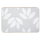 Simple Leaves Pattern  Toxin-Free Bath Mat