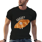 Croissant QuasoCat Meme for Women Vintage Croissant Cat Meme  Vintage-inspired T-Shirt