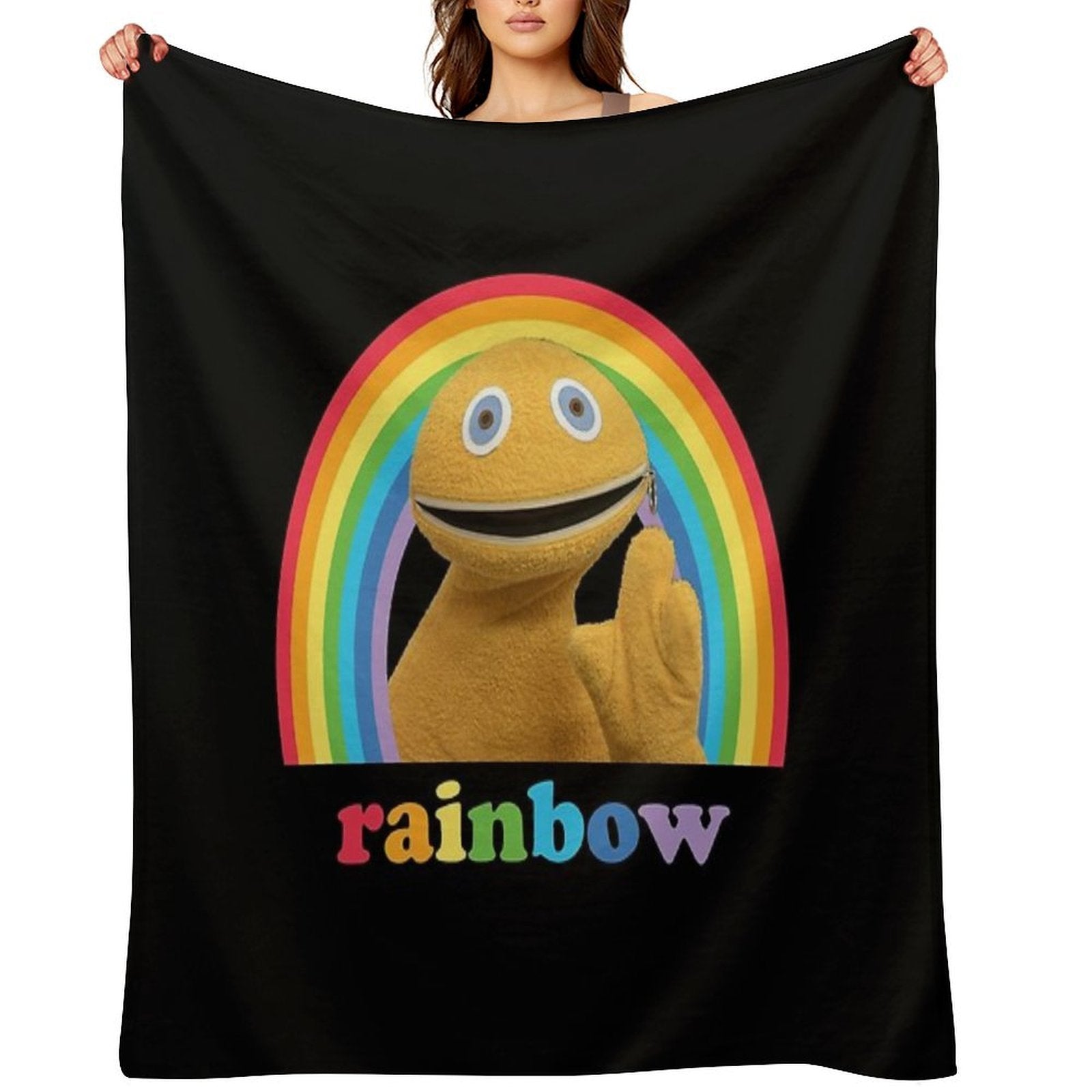 Zippy, Rainbow Premium Throw Blanket