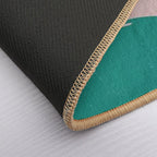 Minimal Shapes Forms Pattern  Eco-Friendly Bath Mat