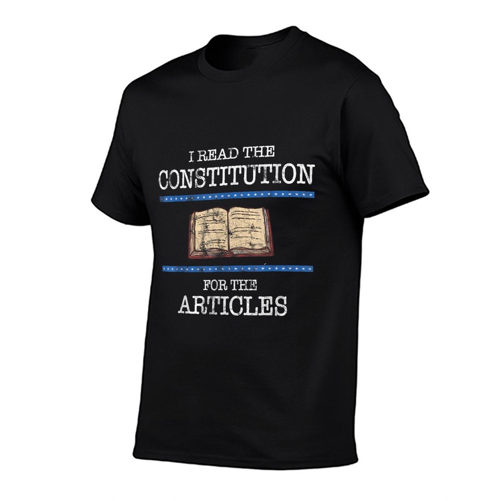 History Teachers Read The Constitution Distressed Funny  Wrinkle-resistant T-Shirt