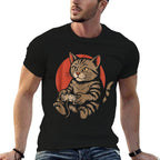 Cats And Gaming for Men Women Gamer Boys  Polyester Blend T-Shirt