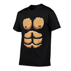 Funny Monkey Gorilla Chest Costume Halloween  Trendy Pattern T-Shirt