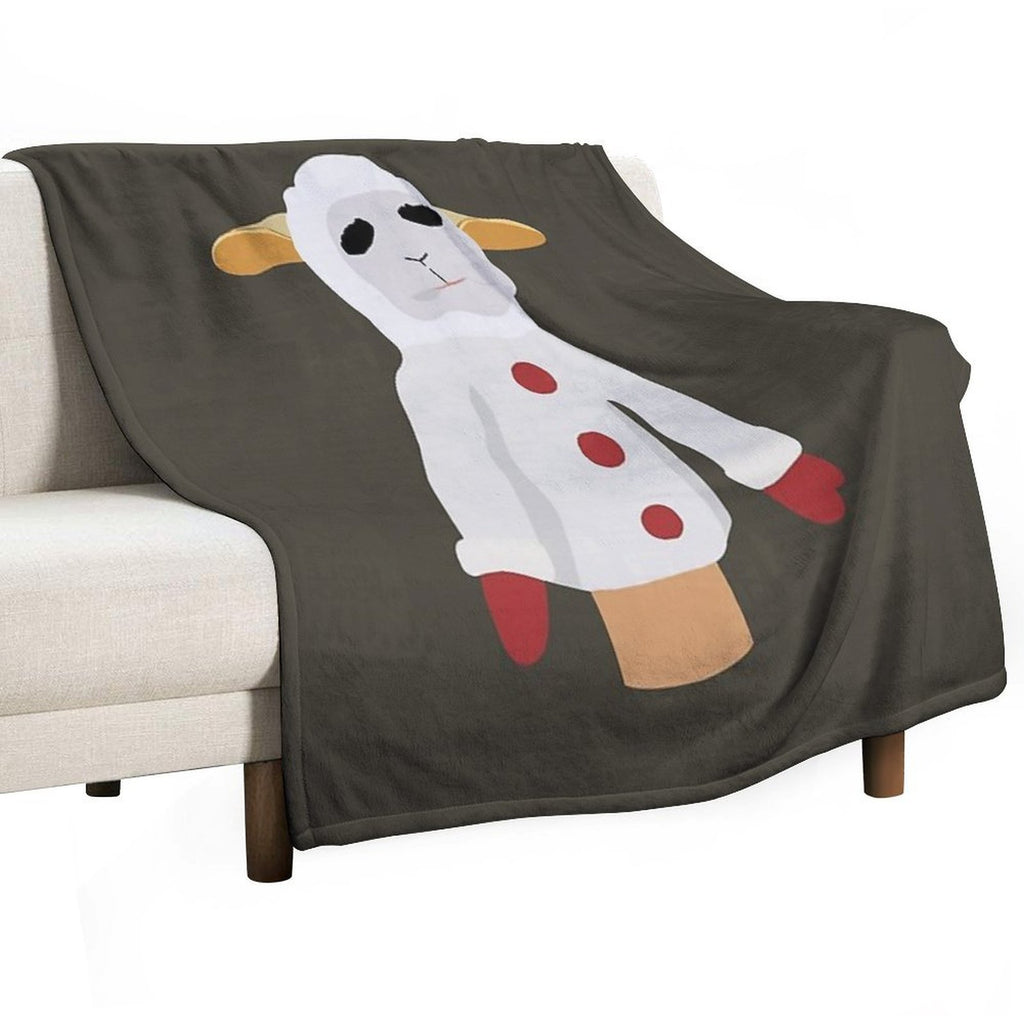 Lamb Chop, I Love This, Best, For You, Women Gift, Good Idea Anti-pilling Throw Blanket