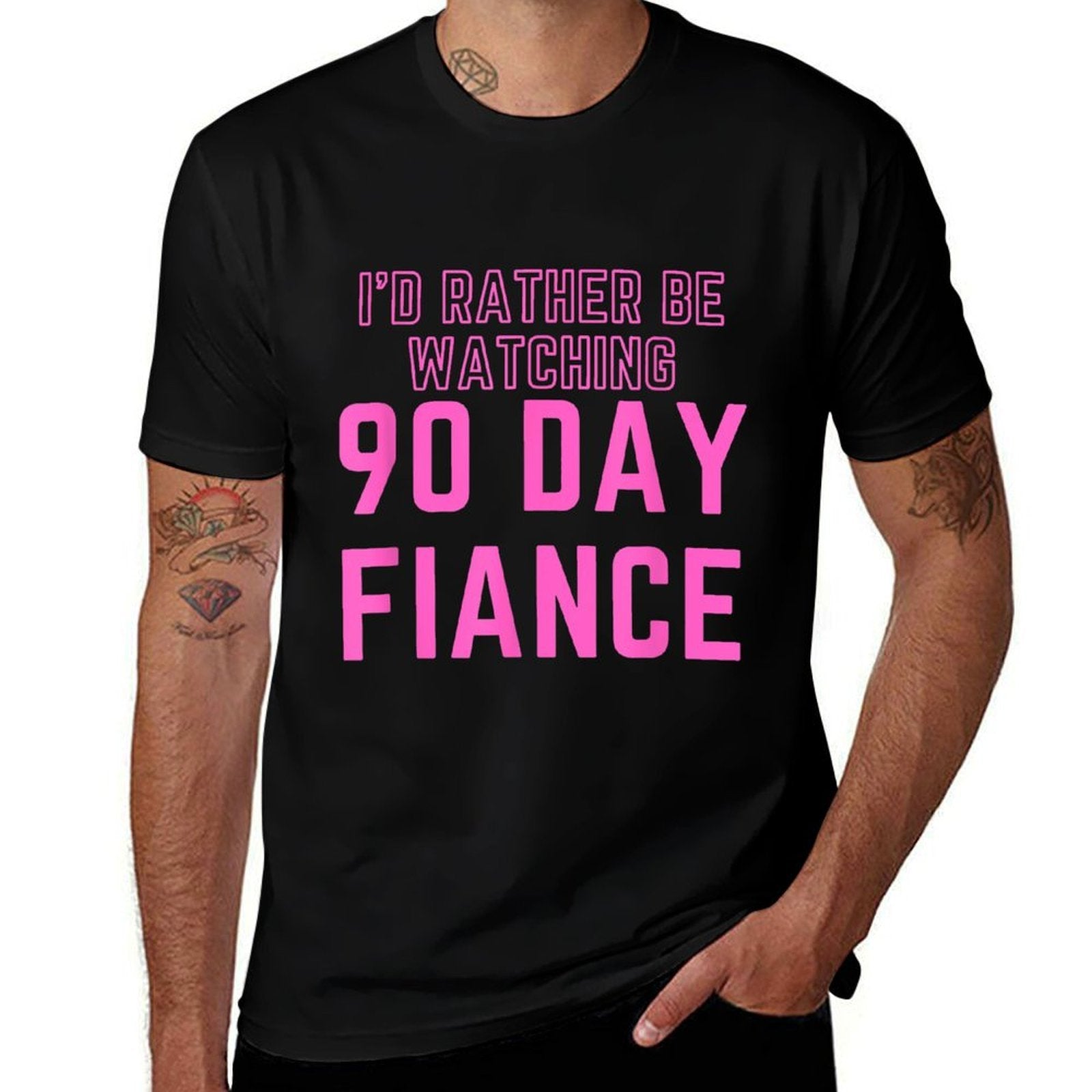 Id Rather Be Watching 90 Day Fiance  Eco-friendly Material T-Shirt