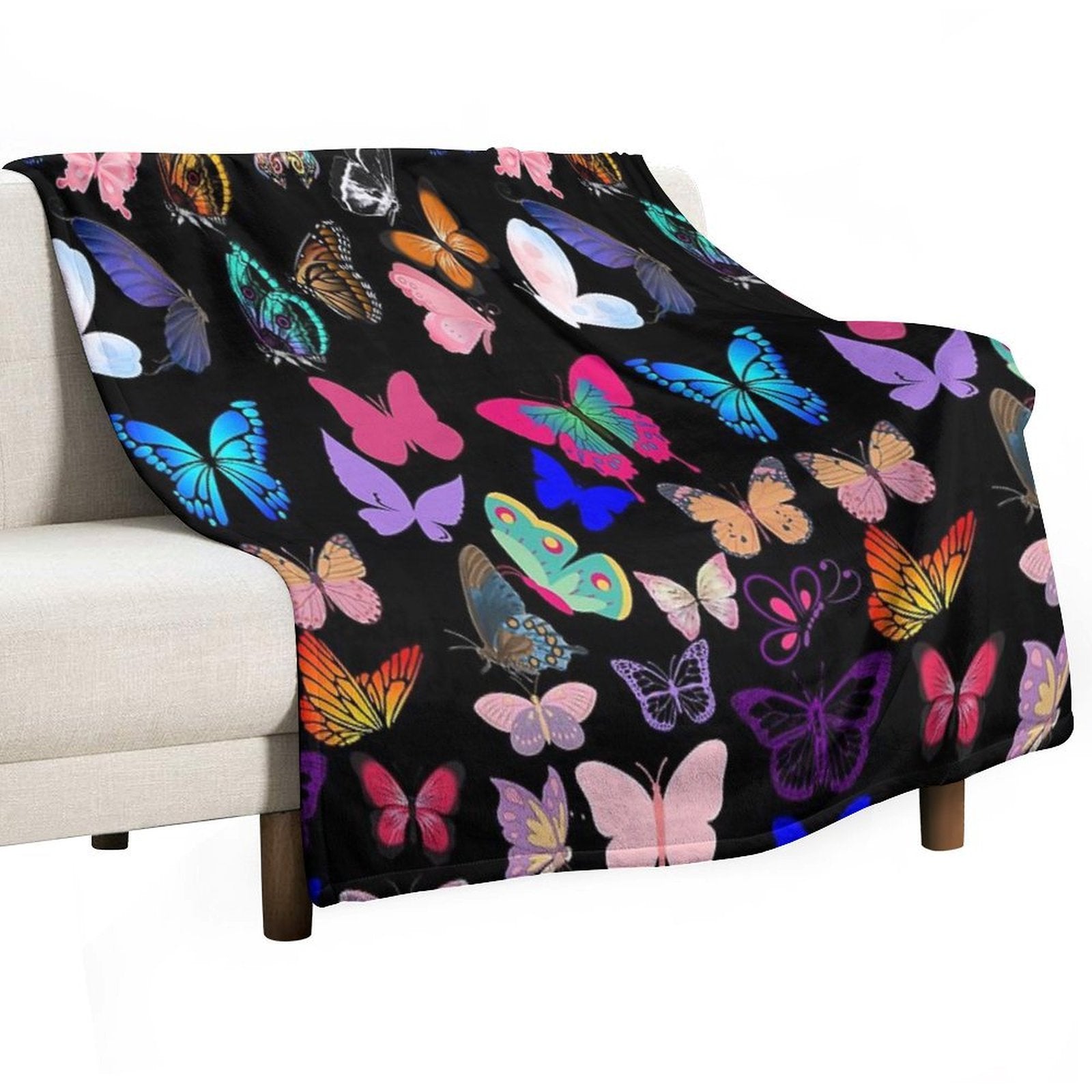 Butterflies Are Magical, Cute And Beautiful Quick-dry Throw Blanket