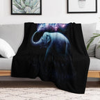 Elephant Splash Velvety-soft Throw Blanket