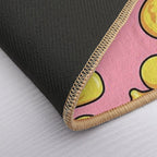 Rubber Duck Pink Pattern  Pet-Safe Bath Mat