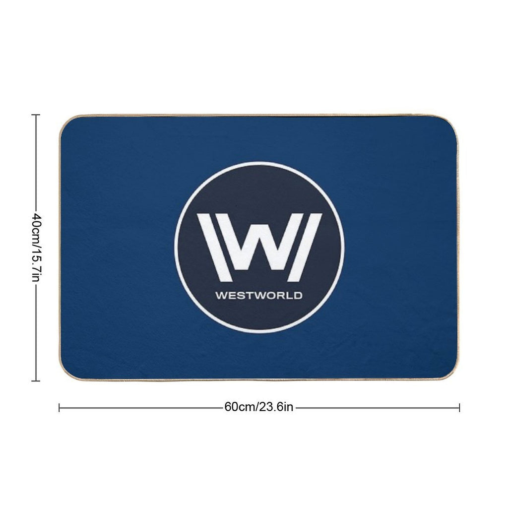 Westworld Logo  Anti-Trip Bath Mat