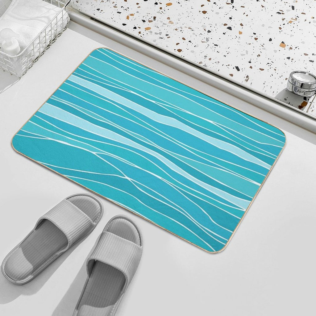 Summer Sea - Inspired by Disney Beach Club  Anti-Trip Bath Mat