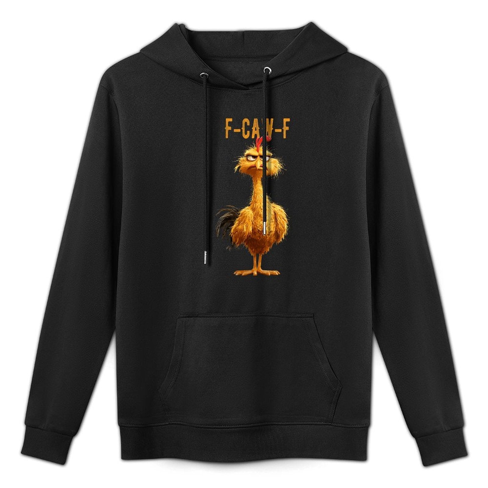 Womens Funny F-Caw-F Chicken, FCAWF Chicken Customizable Surface Hoodie