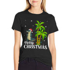 Alligator Lovers Men Women Christmas Tree Lights Beach Comfortable T-Shirt
