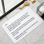 The Note  Eco-Friendly Bath Mat