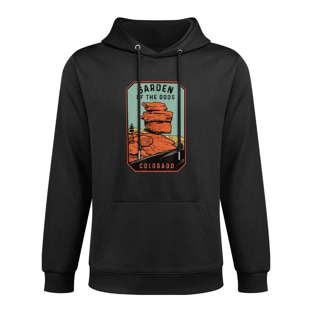 Garden of The Gods Colorado Retro Shrink-Resistant Hoodie