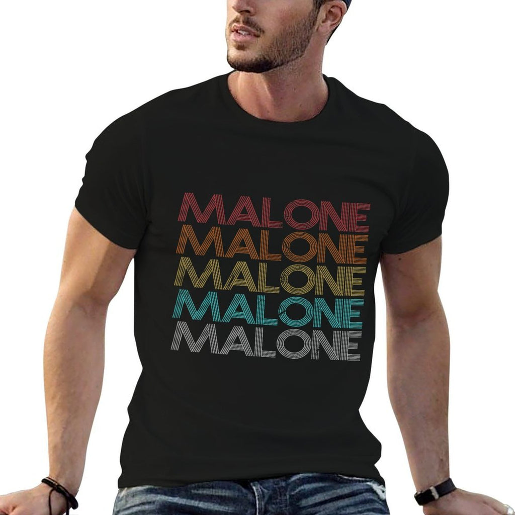Retro Vintage Malone  Lightweight T-Shirt