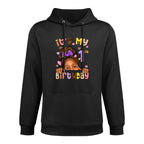 1 Year Old Kids Birthday Black Girl It's My 1st Birthday Casual Wear Hoodie
