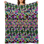 Iu Mien Trendy  Embroidery Easy Care Throw Blanket