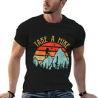 Funny Hiking-Shirt Take A Hike Men Women Hiker Camping Camp  Trendy Pattern T-Shirt