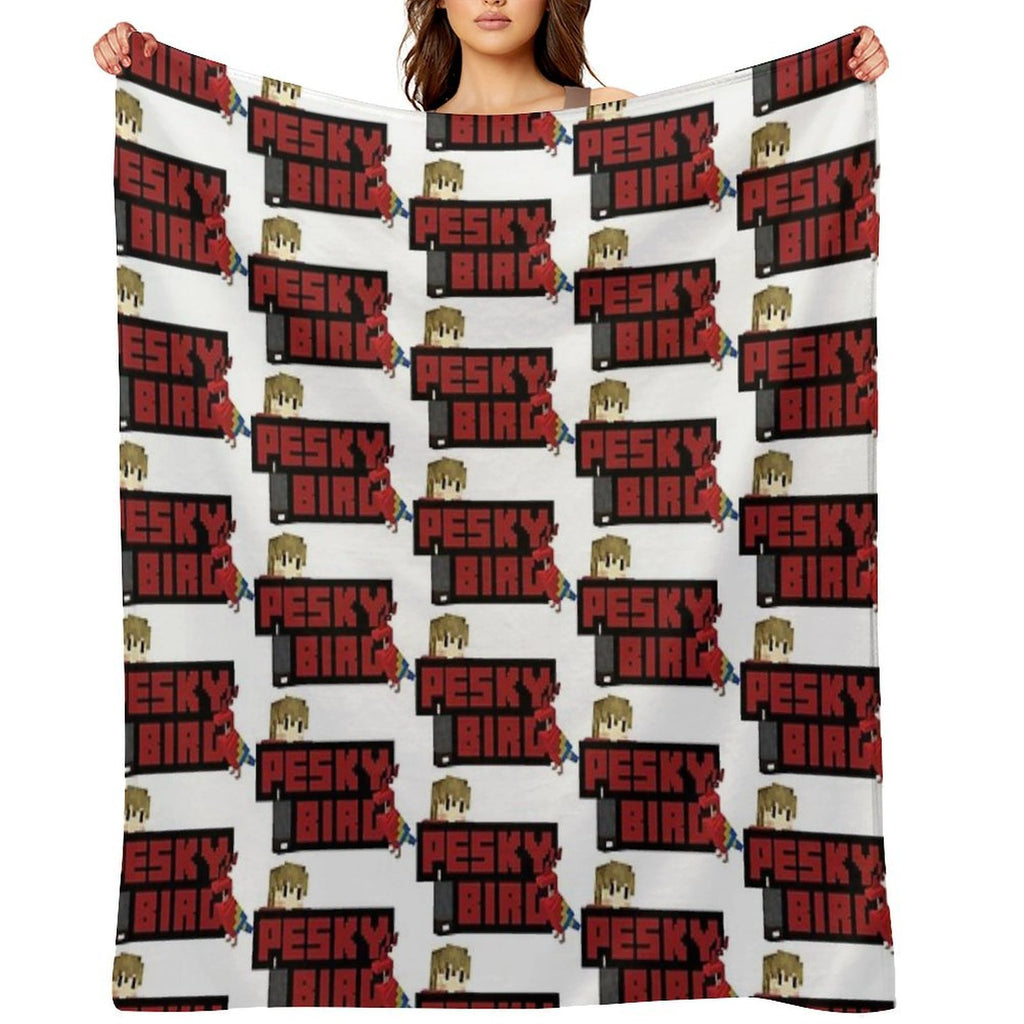 Pesky Bird - Layered Mobs Multi-functional Throw Blanket