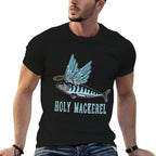 Holy Mackerel Funny Witty Winged Fish Sarcasm Meme  Quick-drying T-Shirt