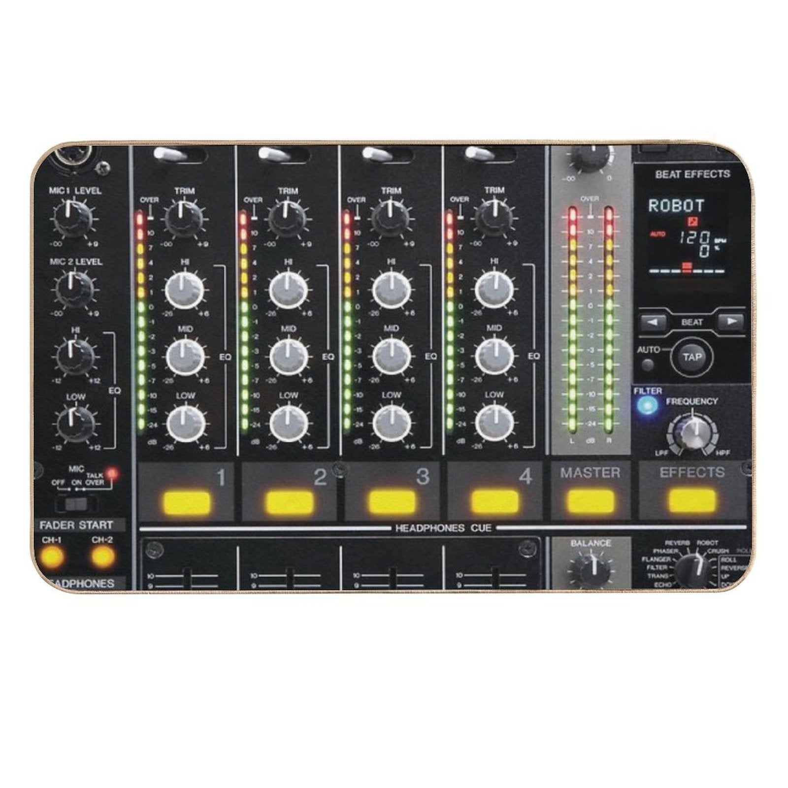 DJ MIXER  Easy To Clean Bath Mat