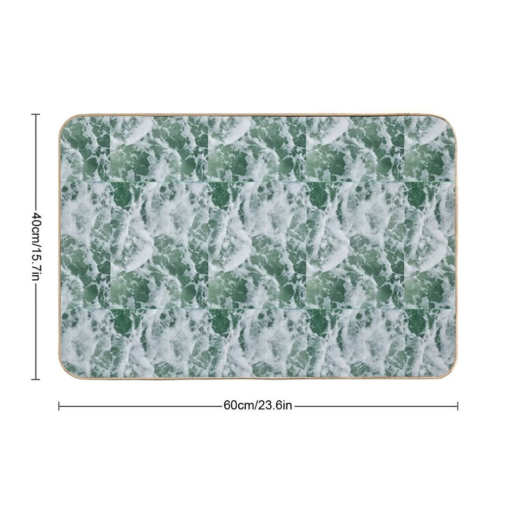 Water  Repositionable Bath Mat