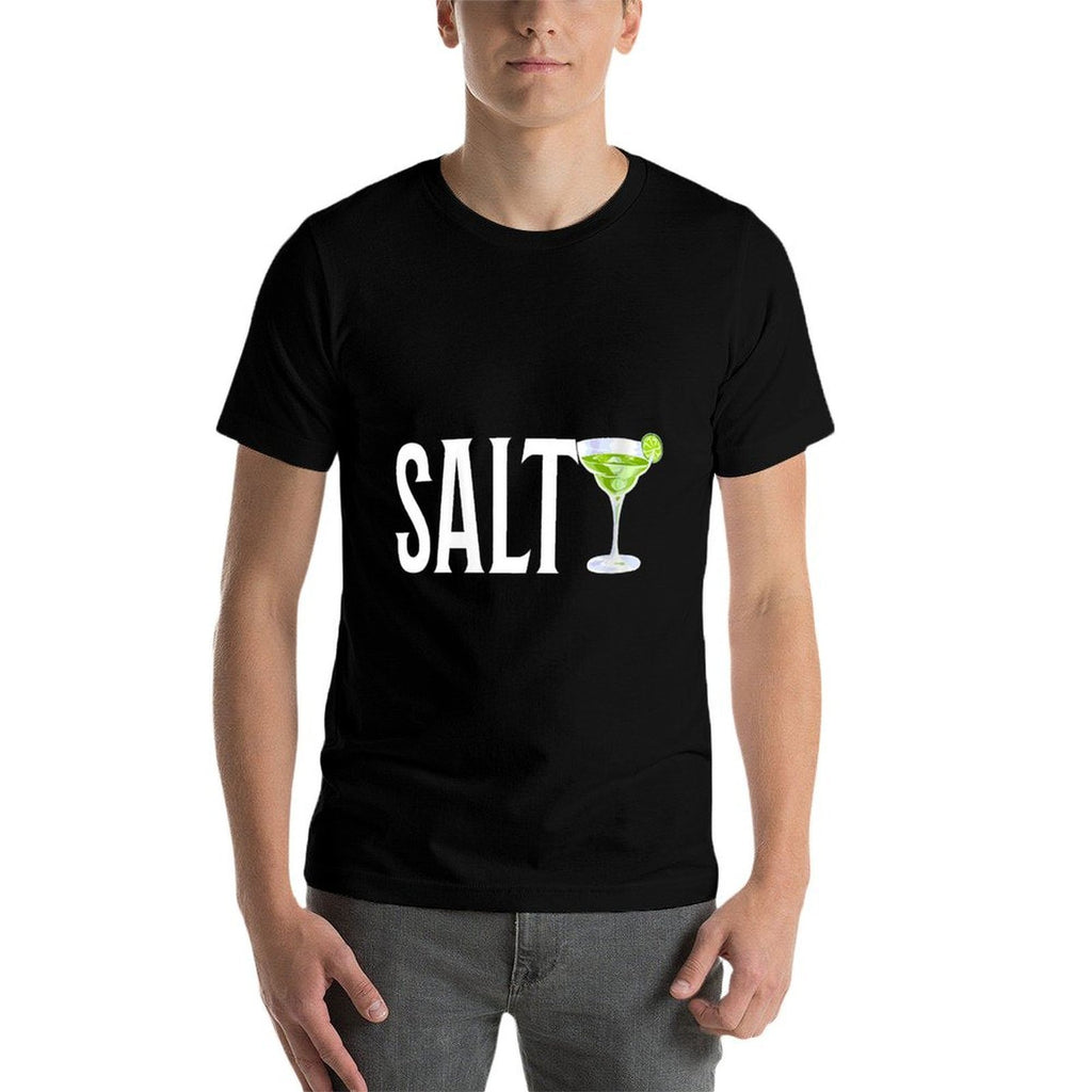 Womens Salty Funny Margarita  Lime Salty  Moisture-wicking T-Shirt