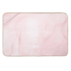 Blush Pink Marble, Soft Pastel Pink Marble  Eco-Friendly Bath Mat