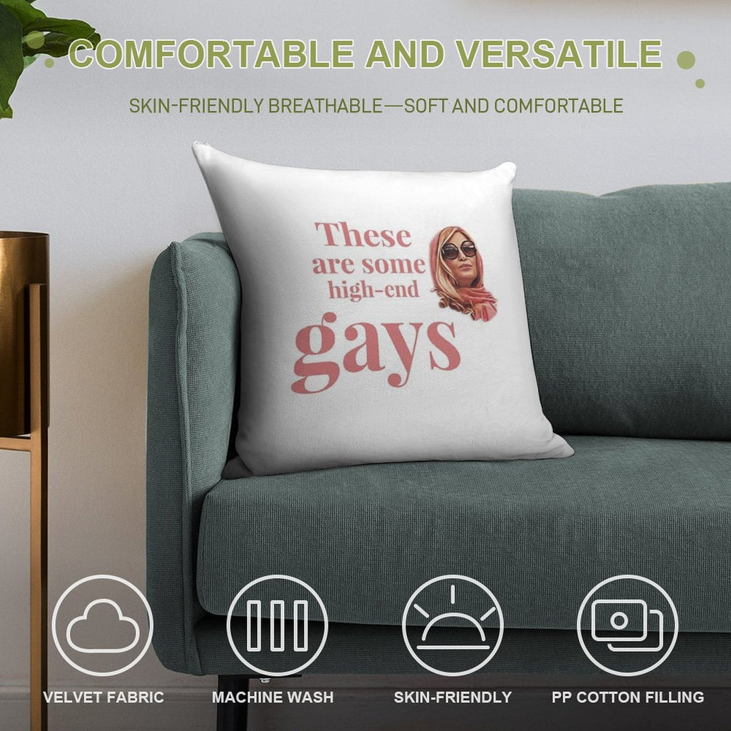 Tanya McQuoid White Lotus Quotes Soft Hidden Zipper Throw Pillow