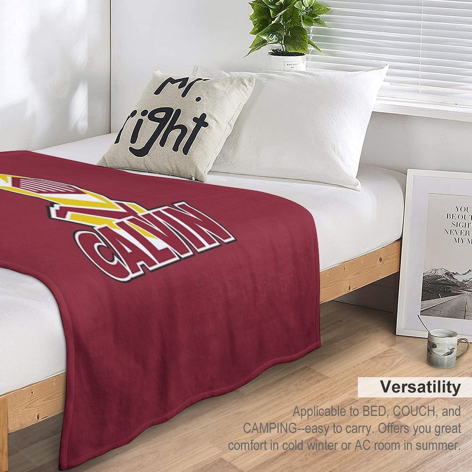 Knight Calvin Grand Rapids Shrink-resistant Throw Blanket