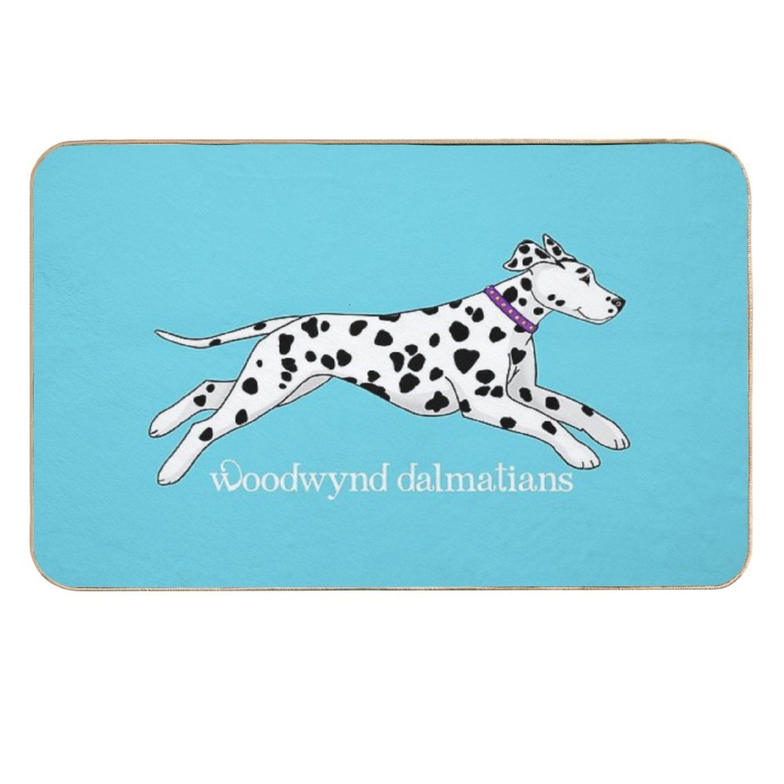 Woodwynd Dalmatians  Anti-Trip Bath Mat