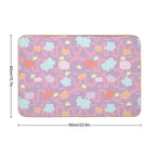 Dreamy Vibes Pastel  Odorless Bath Mat