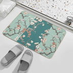 Festooned Almond Tree Durable Bath Mat