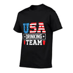 USA Drinking Team Funny Drinking Beer Lover Gift  Classic T-Shirt