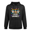 Pride Gnomies, LGBT Pride, Rainbow Colors Cotton-Polyester Blend Hoodie