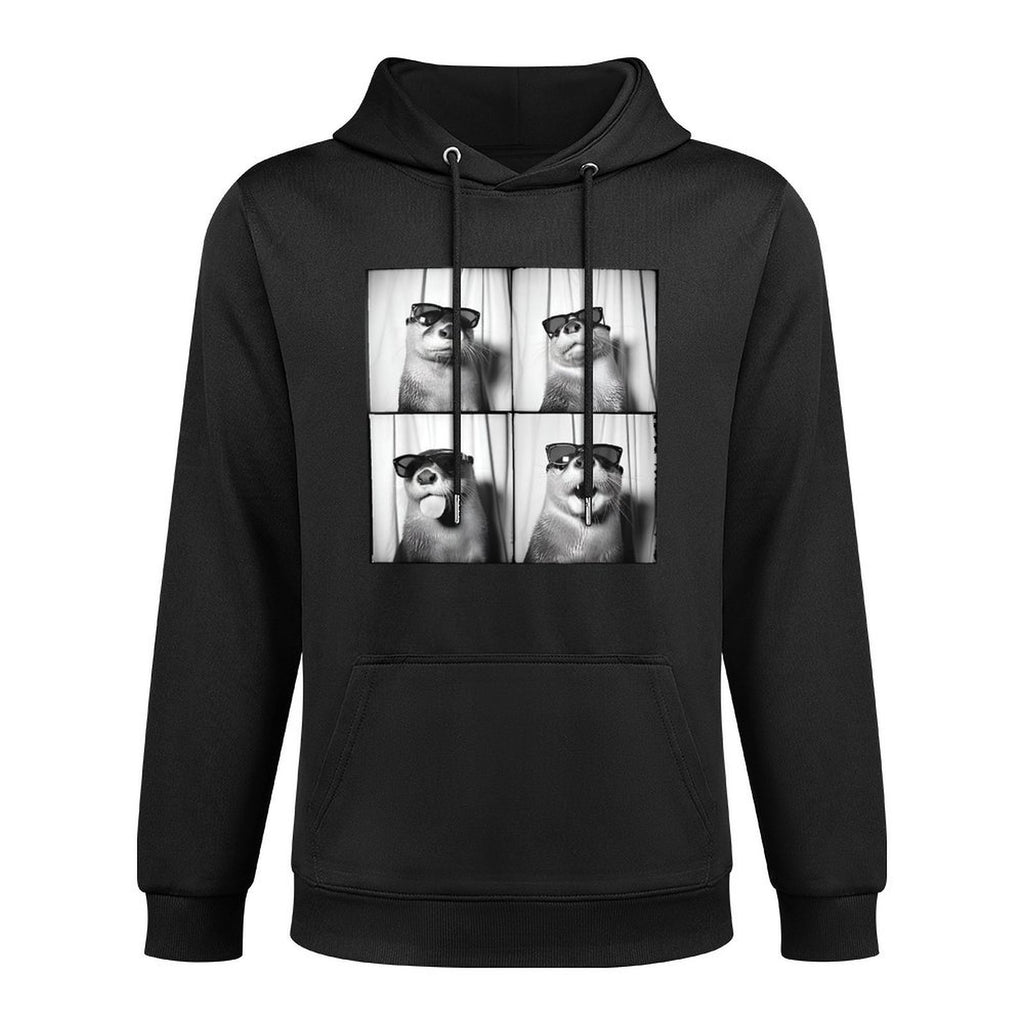 Funny Otter In Sunglasses Love Otters Sea Otter Lover Casual Wear Hoodie