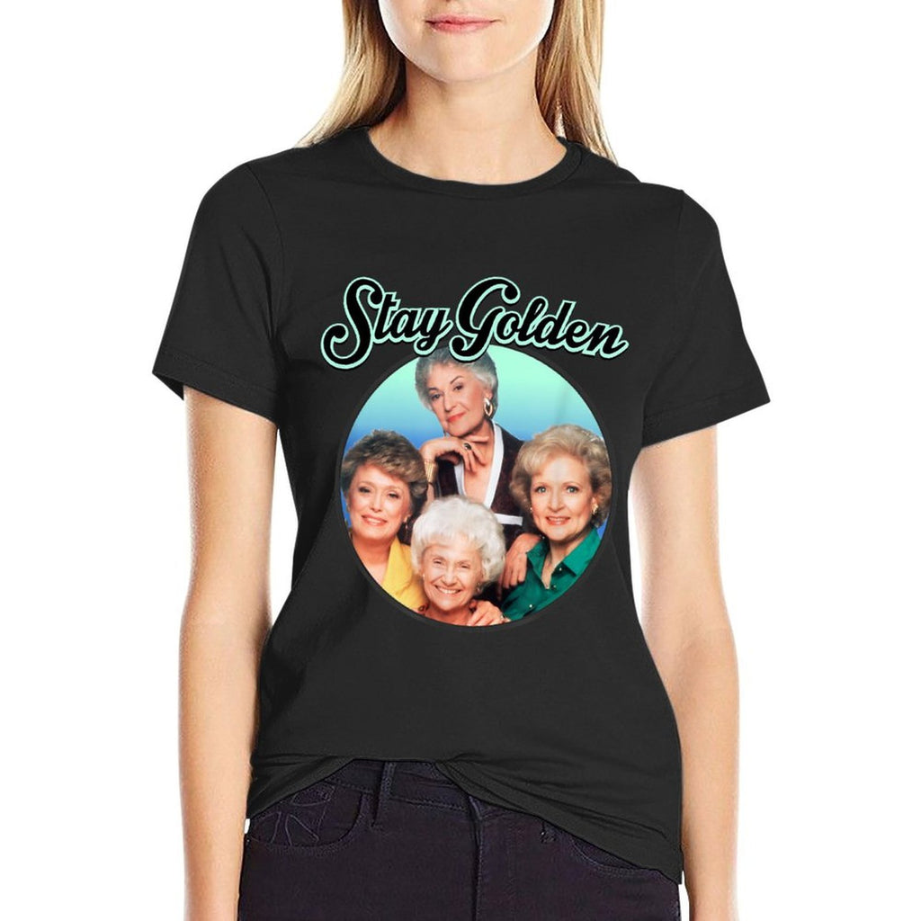 The Golden Girls - Stay Golden  Tagless Design T-Shirt