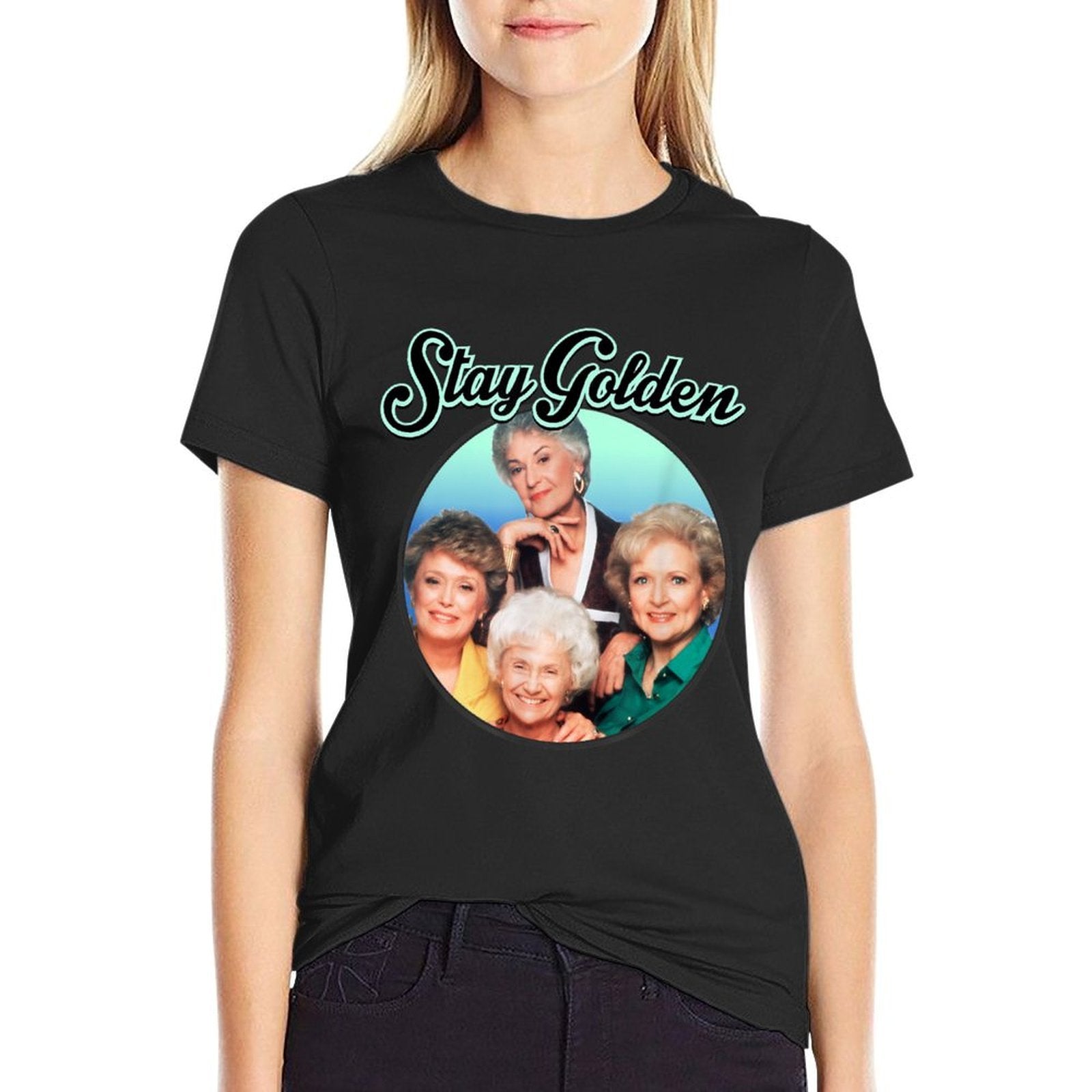 The Golden Girls - Stay Golden  Tagless Design T-Shirt