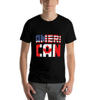 US Canadian American Pride Canadian Canada  Graphic-printed T-Shirt
