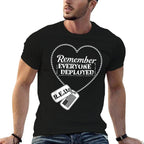 Distressed R.E.D. Friday - Remember Everyone Deployed  Wrinkle-resistant T-Shirt