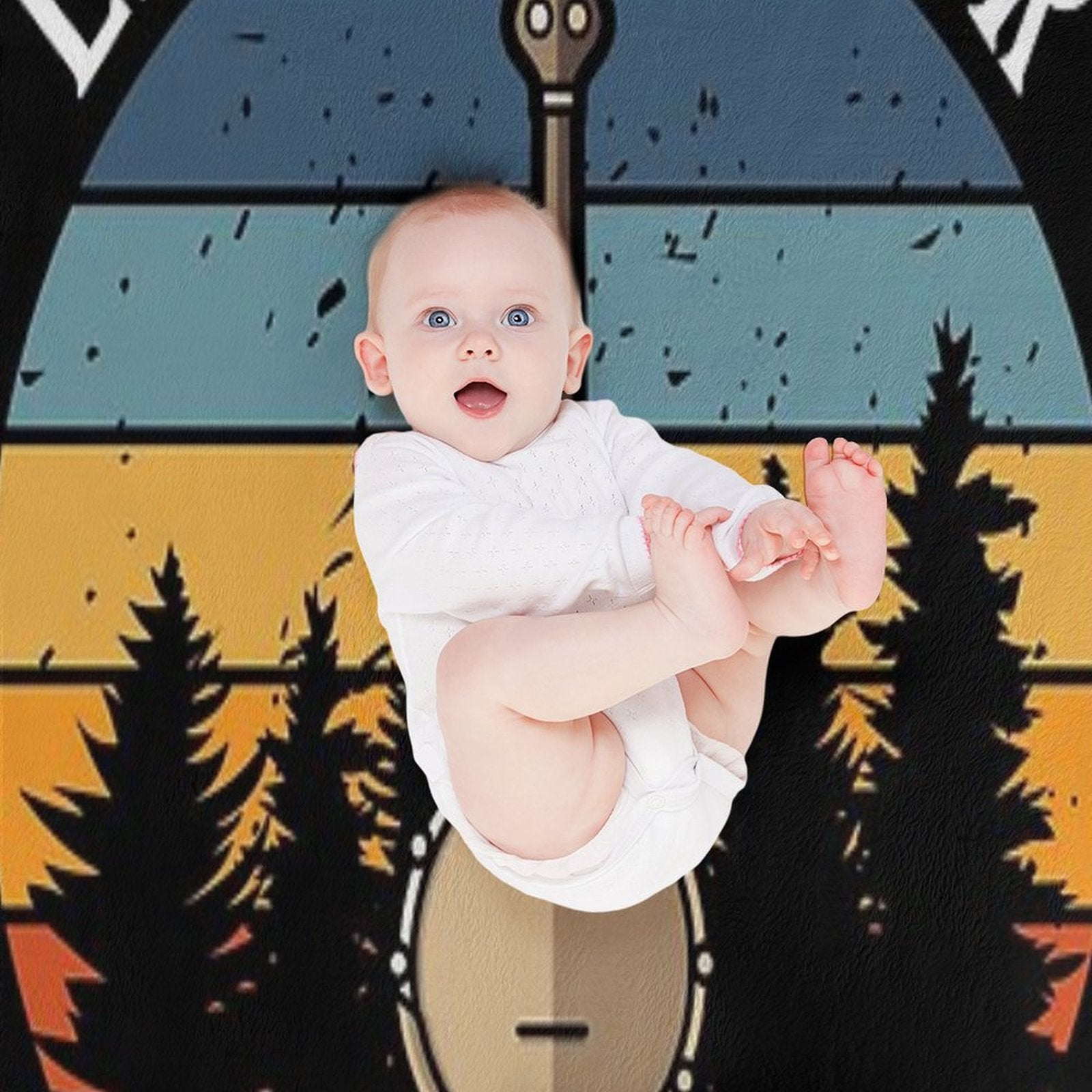 Life Is Better with Bluegrass (Banjo) Versatility Throw Blanket