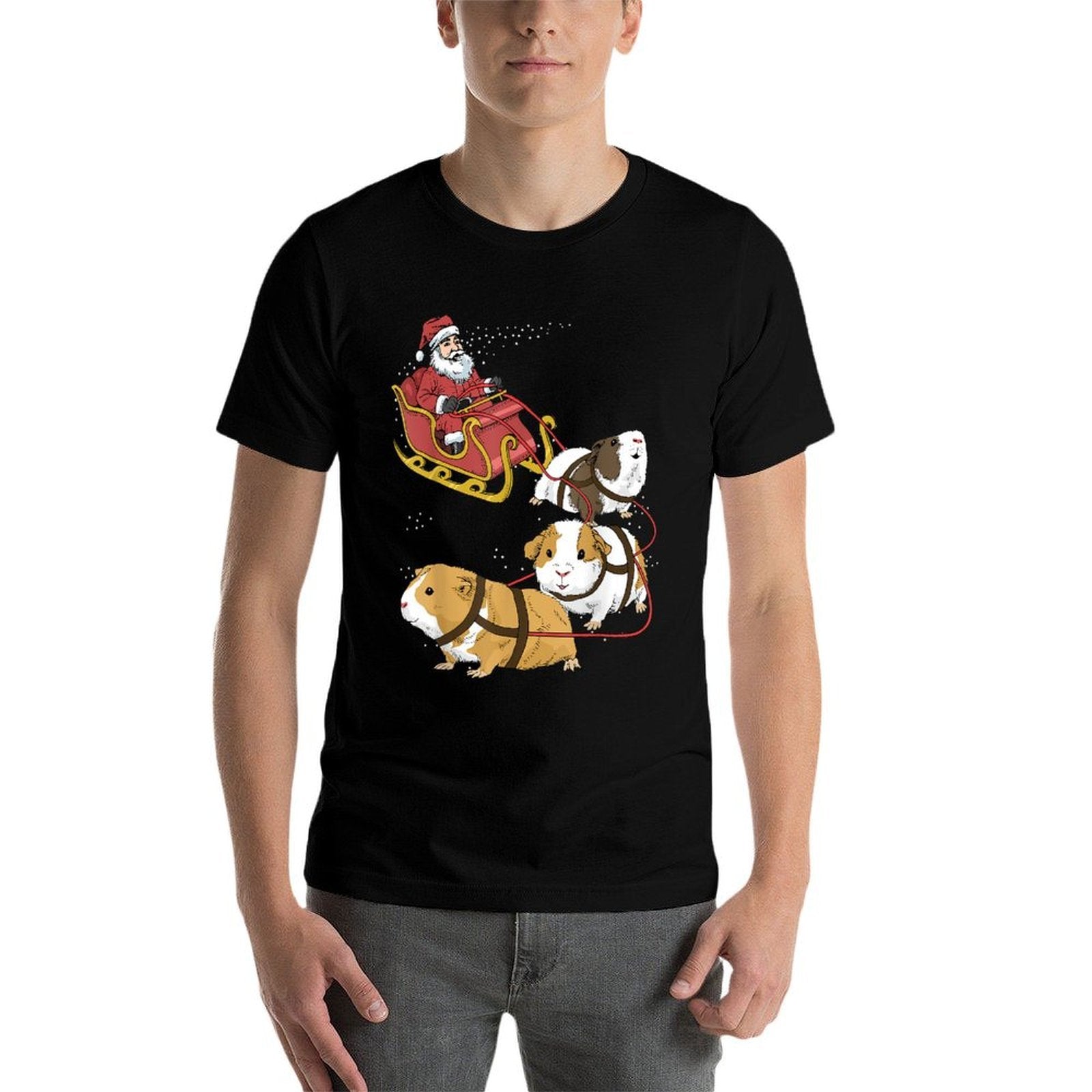 Guinea Pigs Christmas  Vintage-inspired T-Shirt