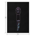 Dwyane Wade Miami Vice Neon Lightweight Throw Blanket