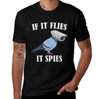Birds Spie Conspiracy Joke Meme Surveillance  Mens  Womens  Vintage-inspired T-Shirt