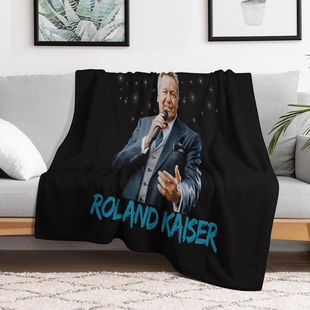 Roland Kaiser - Roland Kaiser Merch Plush Throw Blanket