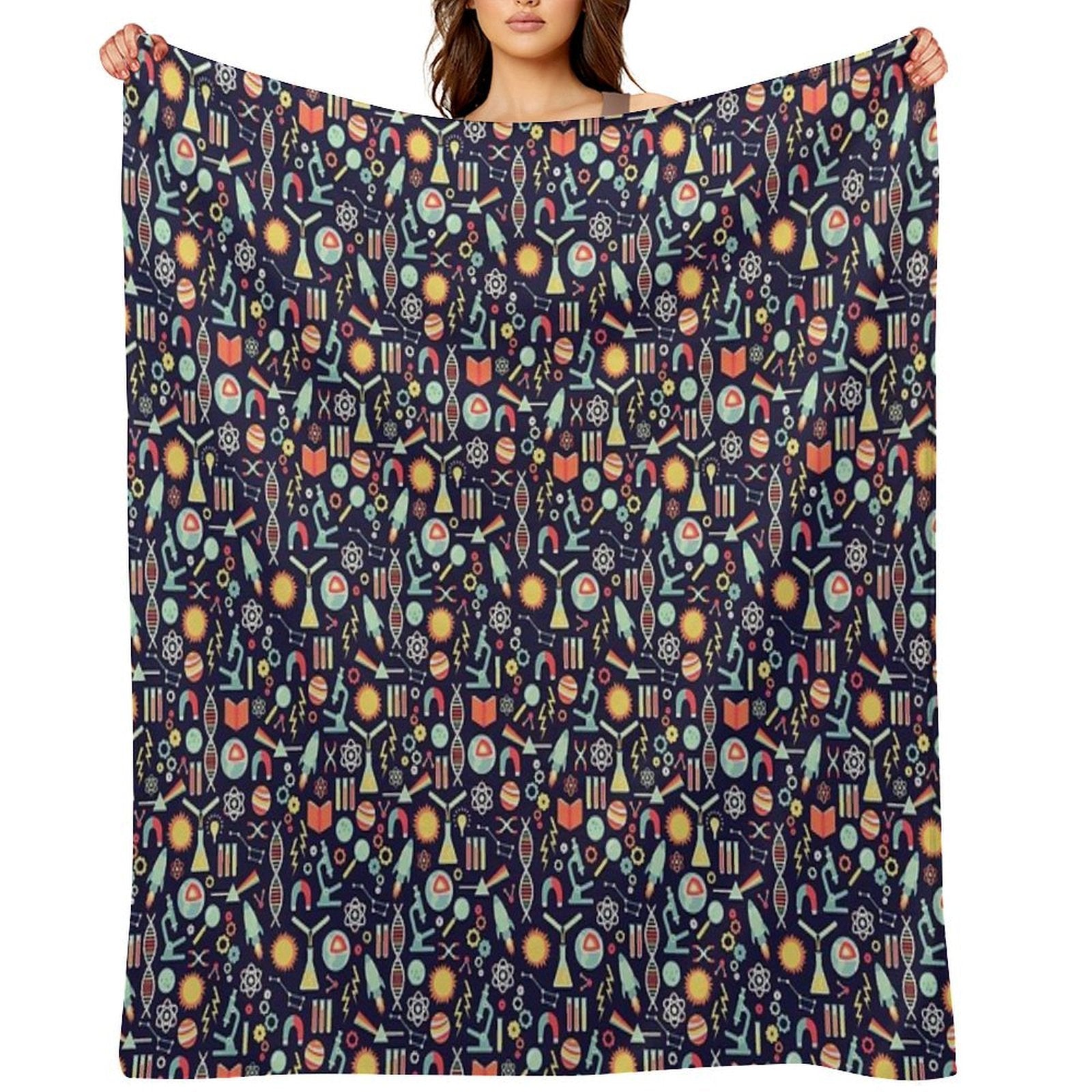 Science Studies Durable Throw Blanket