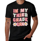 In My Third Grade Era Cute Groovy 3rd Grade Back to School  Polyester Blend T-Shirt