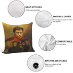 Hugh Jackman - Replaceface Soft Easy Maintenance Throw Pillow