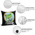 Kids Garage Gecko's GG Soft Washable Throw Pillow